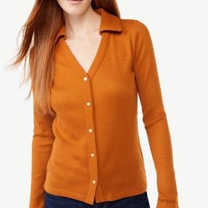Free Assembly Women’s Open V-neck Collared Cardigan